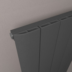 Withington 600 x 1040mm Aluminium Radiator - Matt Anthracite