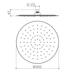 HEAH08BK-Shower-Accessories-Shwr-Drenchers-Methven-line