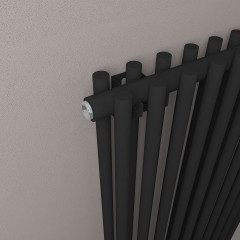 Murano 600 x 1200mm Radiator - Matt Black