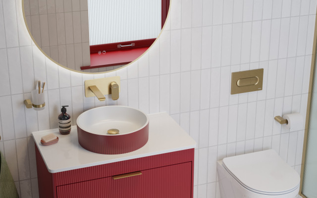 REED 80cm Countertop Ruby Fern