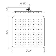 HEAH09BK-Shower-Accessories-Shwr-Drenchers-Methven-line